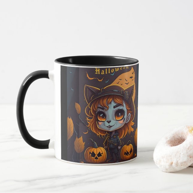 Halloween Mugg (Med munk)