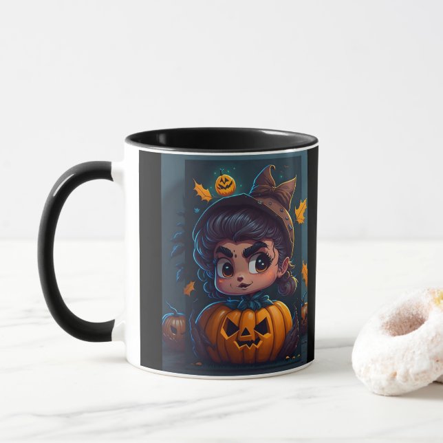 Halloween Mugg (Med munk)