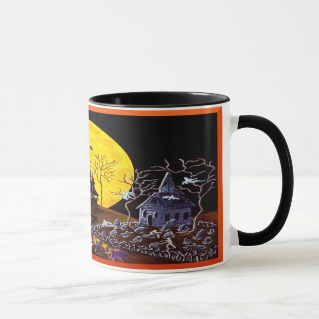Halloween mugg "behållaspring ", (Höger)
