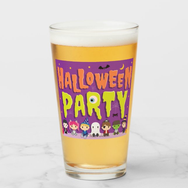 Halloween-mugg Glaskopp (Framsida fylld)