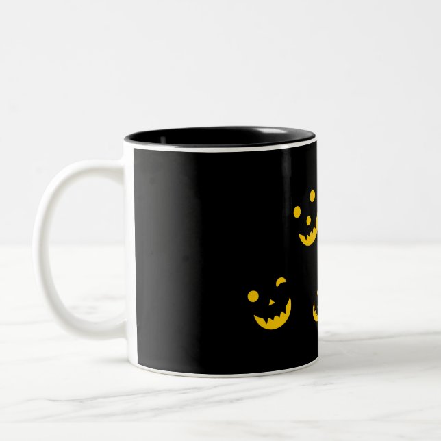 Halloween Mugg - Glowing Ansikte i mörken (Vänster)