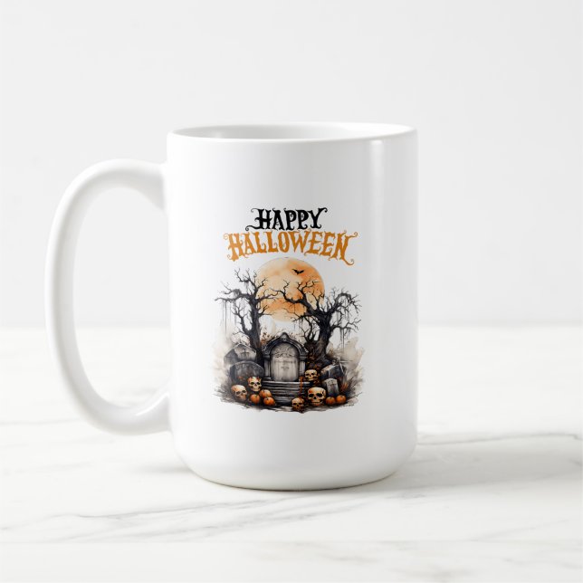 Halloween-mugg Kaffemugg (Vänster)