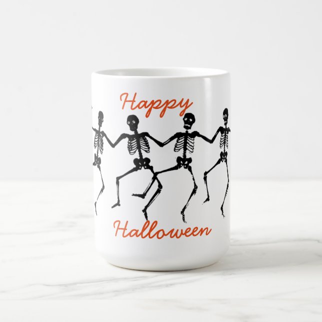 Halloween-mugg/Skelett Kaffemugg (Center)