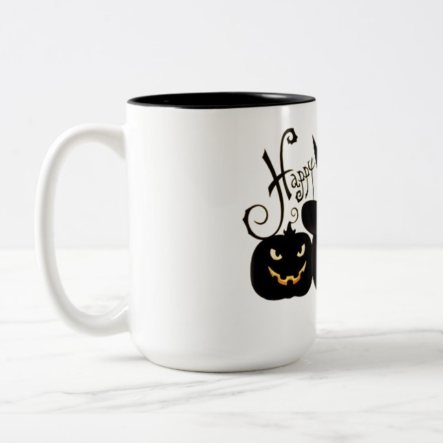 halloween-mugg Två-Tonad mugg (Vänster)