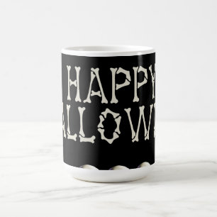 Halloween Mugg/Typografi Kaffemugg