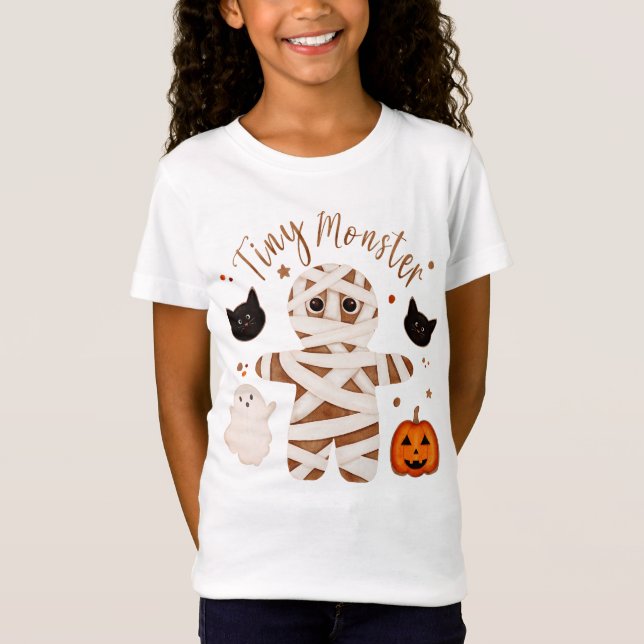 Halloween-mumie barn t-shirt (Framsida)