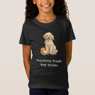 Halloween-mumie Söt Golden Retriever-trick eller g T Shirt