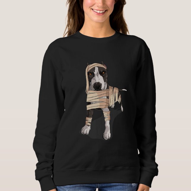 Halloween Mummie Hund För Pojke Flicka Barn T Shirt (Framsida)