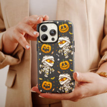 Halloween Mummies iPhone 13 Fodral-Mate
