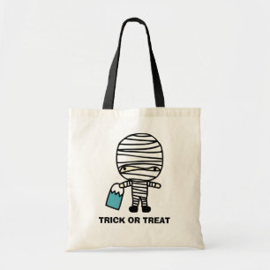 Halloween Mummy Bus eller godis Candy Bag Tygkasse