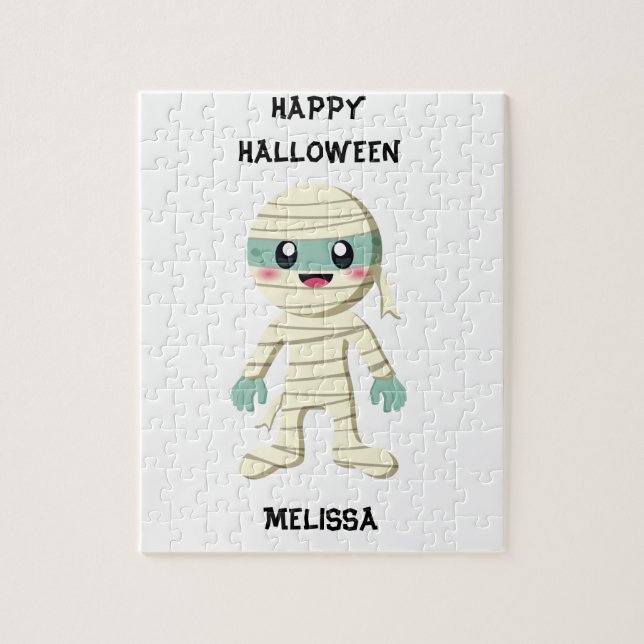 HALLOWEEN "MUMMY" KIDS PUZZLE PERSONLIG. PUSSEL (Vertikal)