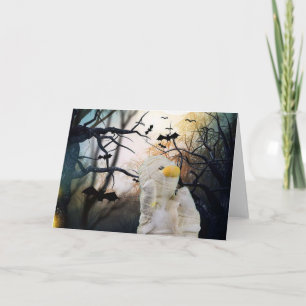 Halloween Mummy. Kort för hälsning