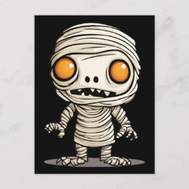 Halloween Mummy-modell Vykort