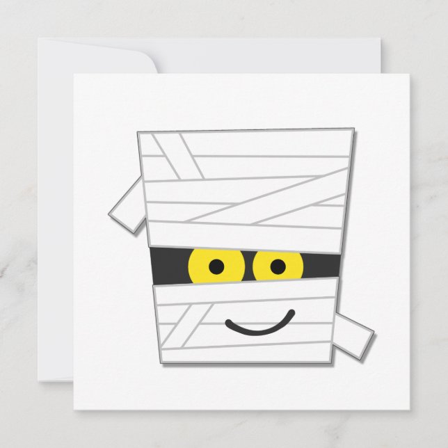 Halloween Mummy Tshirts och Gifts Kort (Framsida)