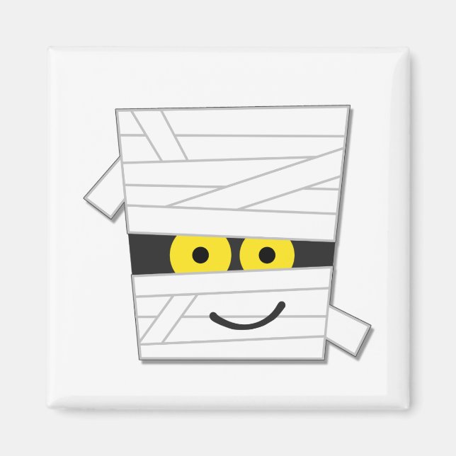 Halloween Mummy Tshirts och Gifts Magnet (Framsidan)