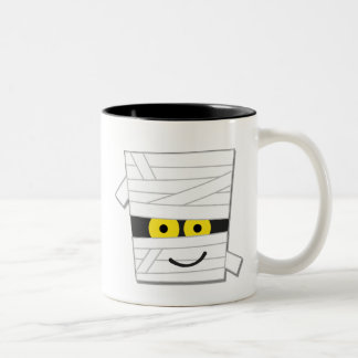 Halloween Mummy Tshirts och Gifts Två-Tonad Mugg