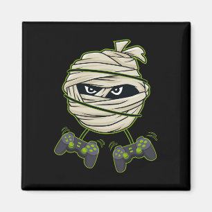 Halloween Mummy Video Gamer Controller Boys Kids Magnet