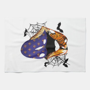Halloween-mun Kökshandduk
