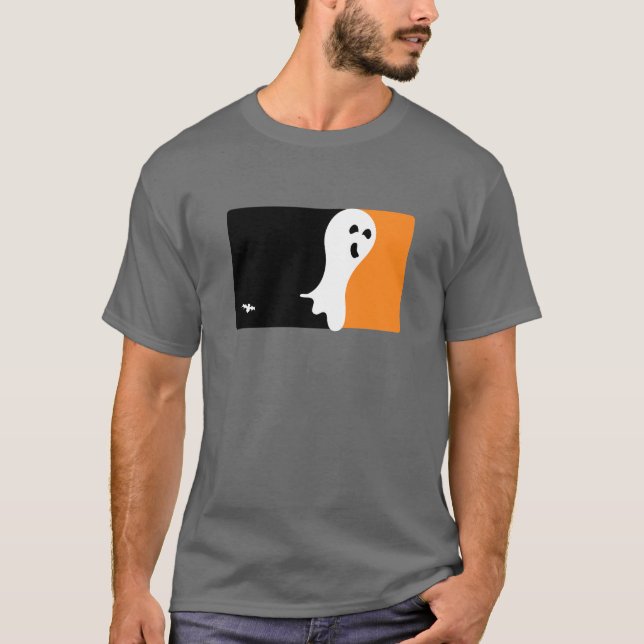 Halloween MVP Ghost-Logotyp T-shirt (Framsida)