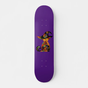 Halloween/mystisk/katt/höst Mini Skateboard Bräda 18,5 Cm