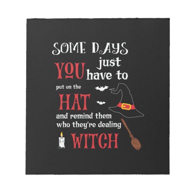 Halloween några dagar du måste föda anteckningsblock (Framsida)