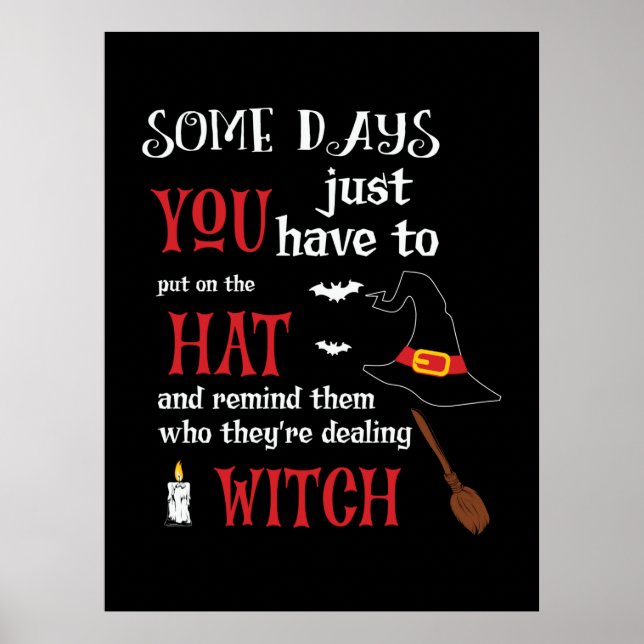 Halloween några dagar du måste föda poster (Framsidan)