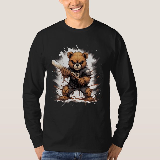 Halloween Nalle Perfekt Halloween Gift Idea T Shirt (Framsida)