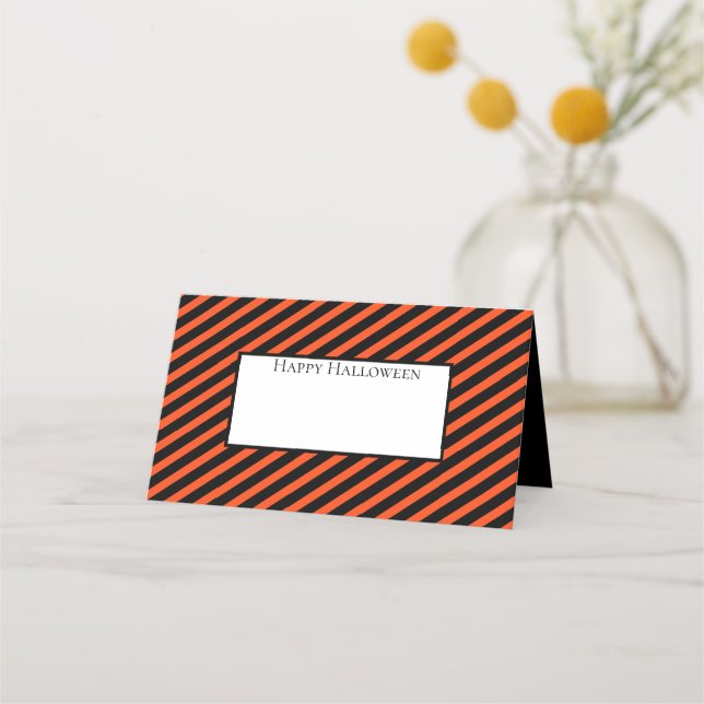 Halloween Namn-ortskort Placeringskort (Framsida)