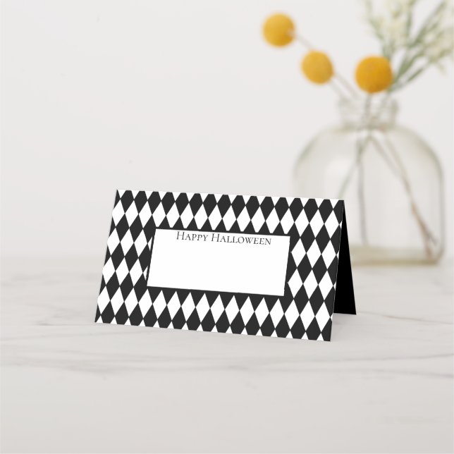 Halloween Namn-ortskort Placeringskort (Framsida)