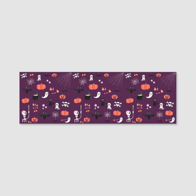 Halloween Namnbricka (Framsida)