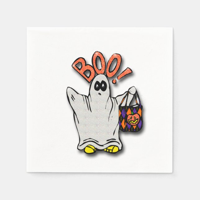 Halloween Napkin/Ghost Pappersservett (Framsidan)