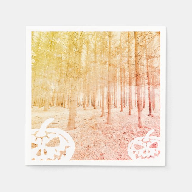 Halloween napkin pappersservett (Framsidan)