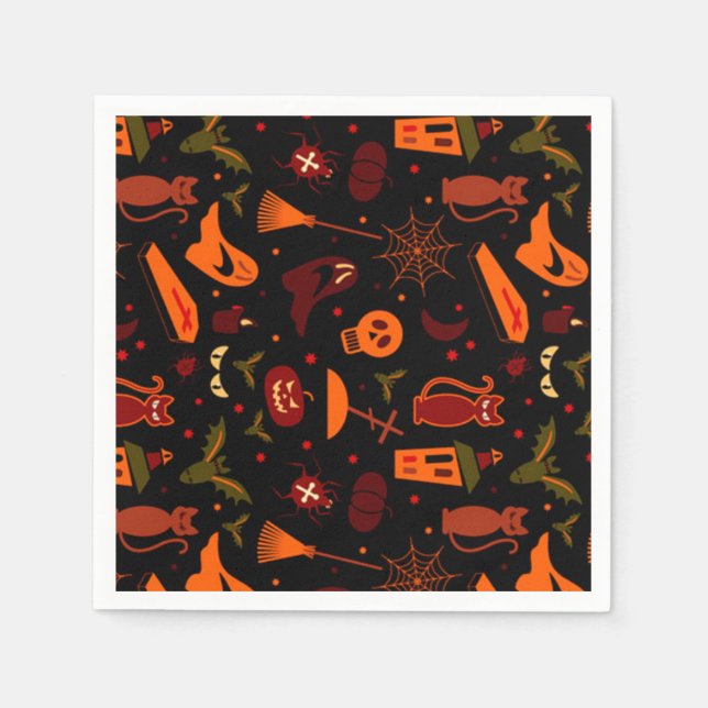 Halloween Napkin Pappersservett (Framsidan)