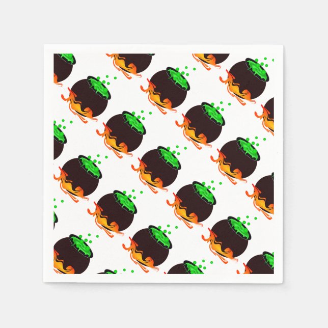 Halloween Napkin/Witch's Brew Pappersservett (Framsidan)