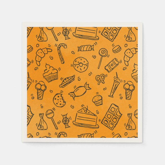 Halloween Napkins Pappersservett (Framsidan)
