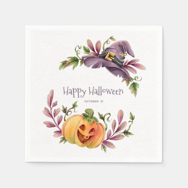 Halloween Napkins Pappersservett (Framsidan)