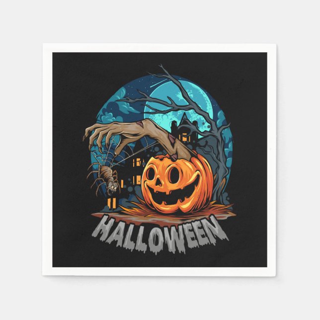 Halloween Napkins Pappersservett (Framsidan)
