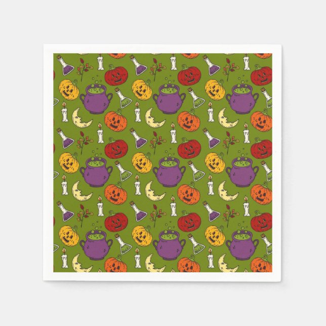 Halloween Napkins Pappersservett (Framsidan)
