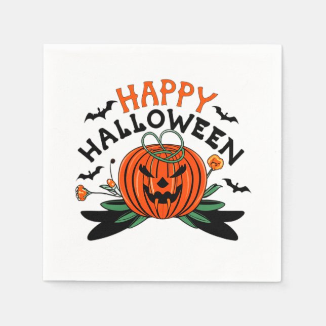 Halloween Napkins Pappersservett (Framsidan)