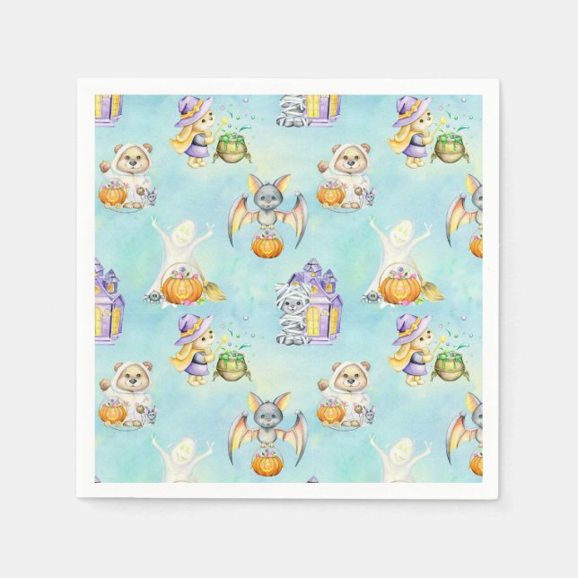 Halloween Napkins Pappersservett (Framsidan)