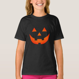 Halloween nära orange Jack o lantern pumprungar T Shirt