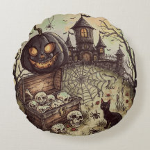Halloween natt : Den skrämmande svarta pumpavakta