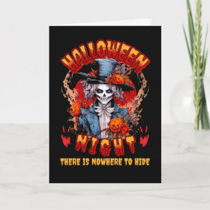 Halloween Natt det finns ingen plats att Gömma Kort