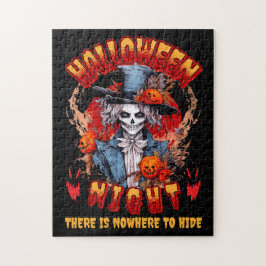 Halloween Natt det finns ingen plats att Gömma Pussel