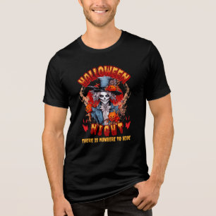 Halloween Natt det finns ingen plats att Gömma T Shirt