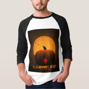 Halloween Natt Est. 31 Oktober Katt Pumpa T Shirt