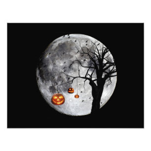 Halloween natt fototryck