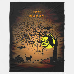 Halloween natt , Gott Halloween ! Fleecefilt
