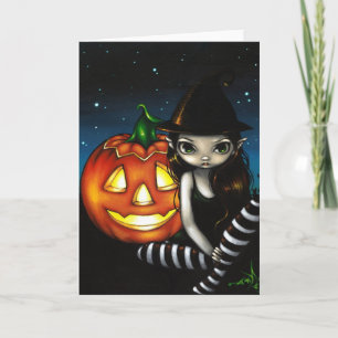 "Halloween Natt"-hälsningskort Kort