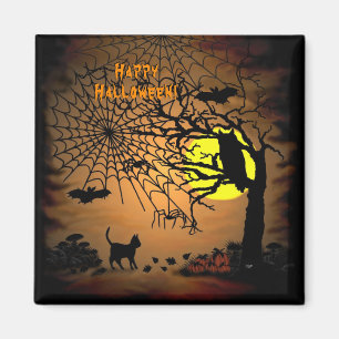 Halloween Natt, Happy halloween! Magnet